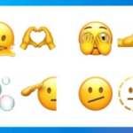 La boca que se muerde los labios, uno de los nuevos emojis para iOS 15.4
