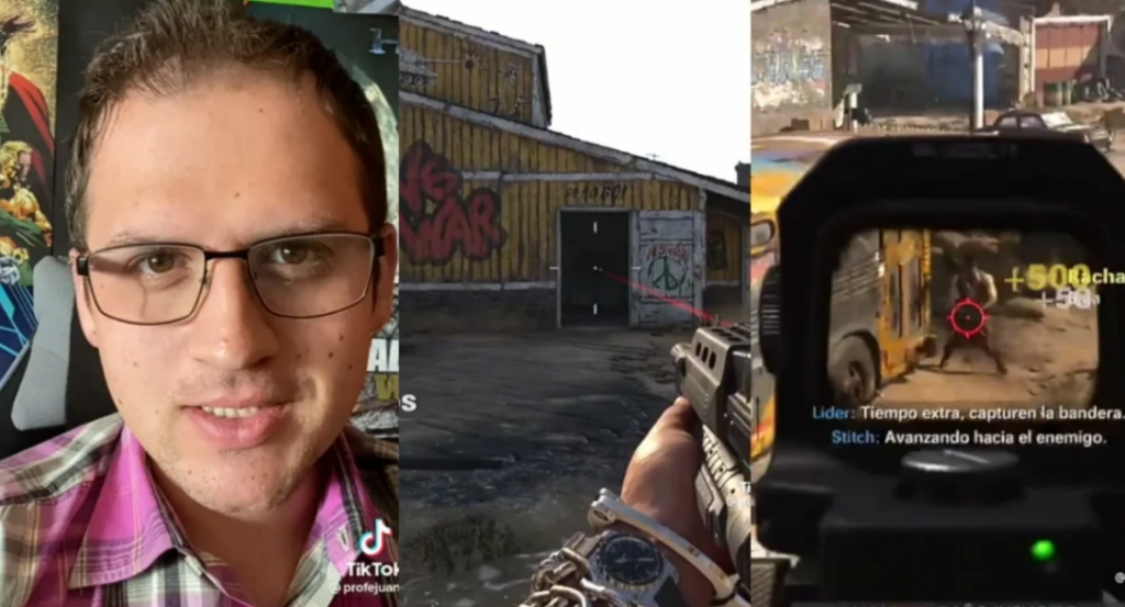 Profesor y alumno apuestan calificación en reta de videojuegos