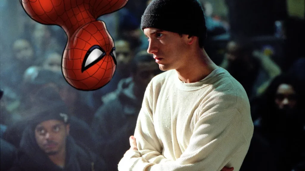 Eminem y Spider-Man se enfrentan a una batalla de rap en nueva portada de Marvel Comics
