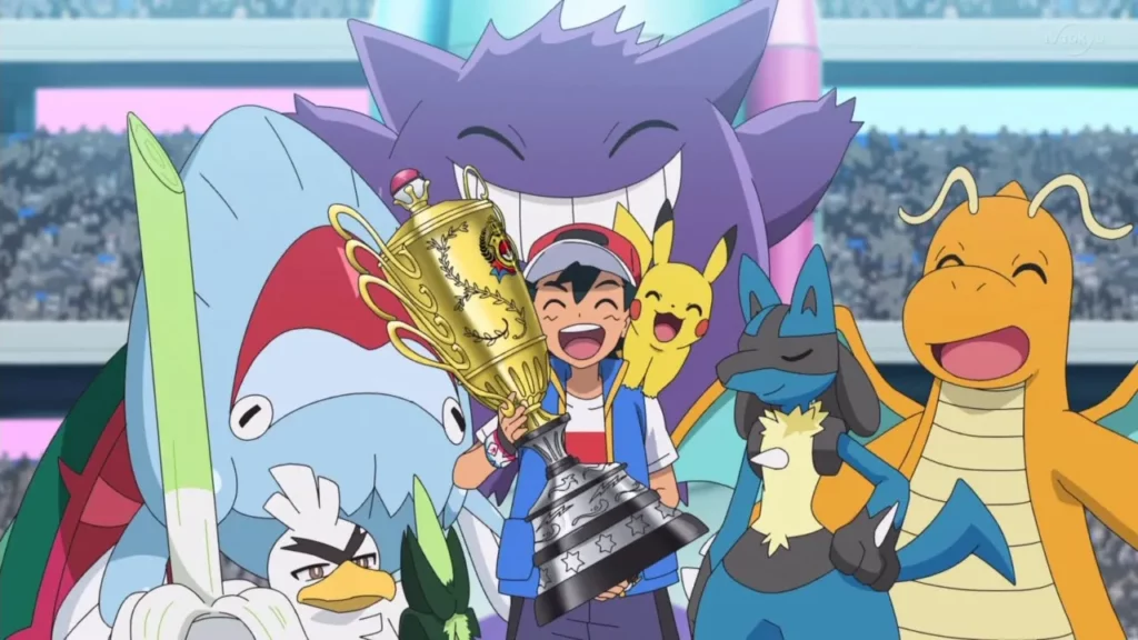 ¡Lo logró! Ash Ketchum se corona como el mejor maestro Pokémon después de 25 años