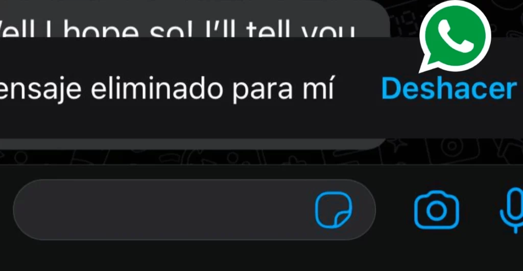 WhatsApp ya deja recuperar mensajes eliminados por accidente
