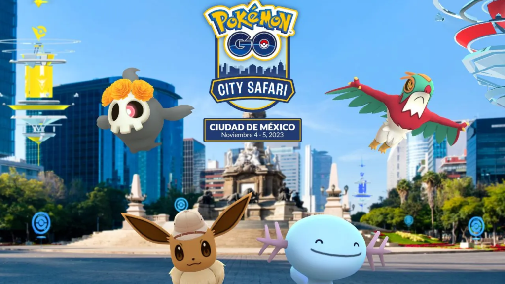 Pokémon GO City Safari anuncia su llegada a la Ciudad de México