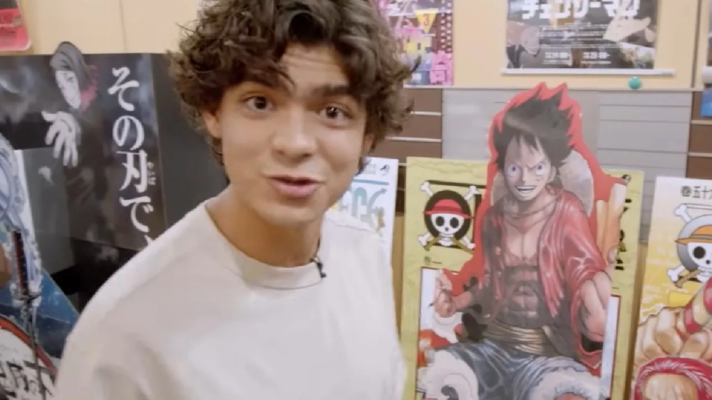 One Piece y Netflix presentan a Iñaki Godoy en las oficinas de Shueisha en un épico video