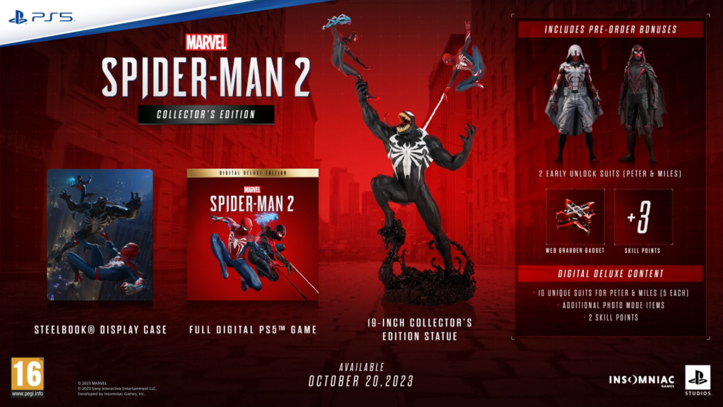 Spider-Man 2: PlayStation ofrece «19 pulgadas de Venom» y muchos fans lo están malinterpretando