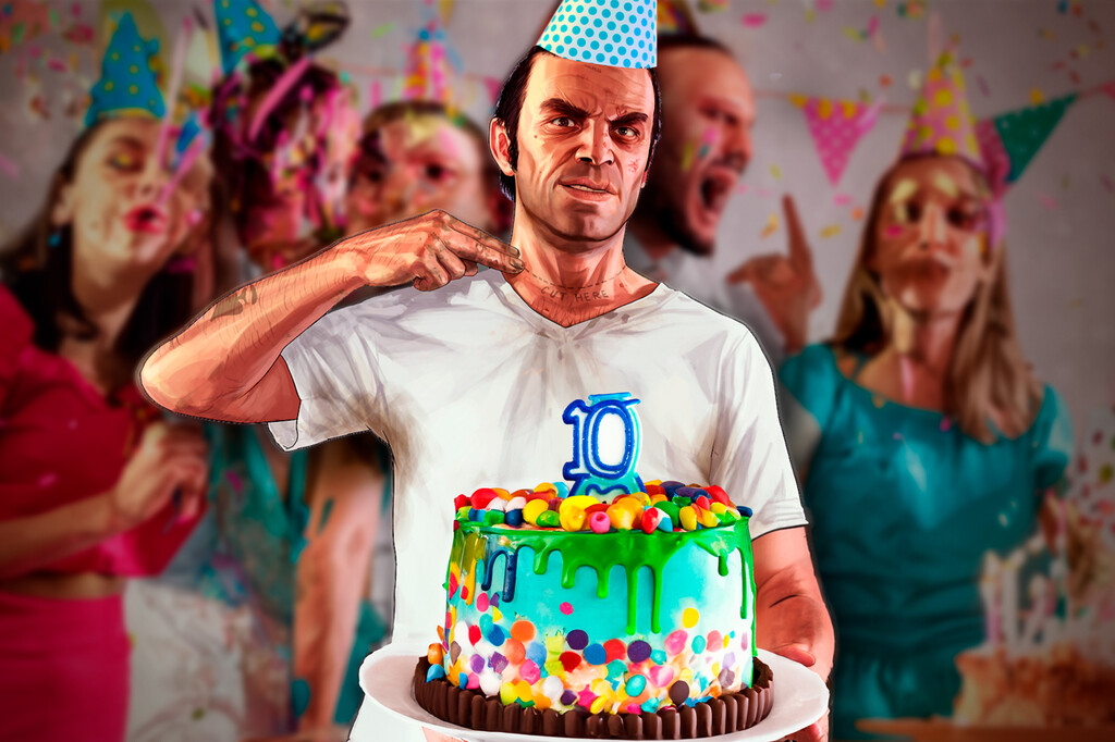 GTA 5, el titán de Rockstar que conquistó el Olimpo del videojuego, cumple 10 años.