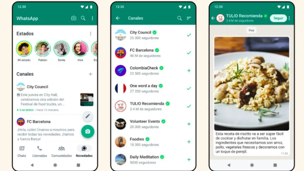 ¿Cómo desactivar los Canales dentro de la app?