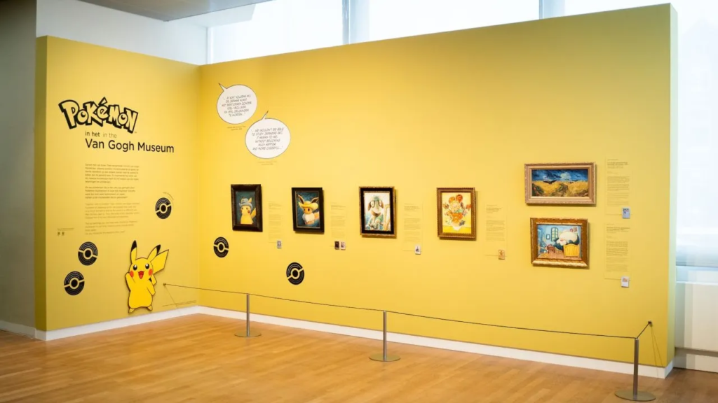 El Museo van Gogh se ha convertido en un caos por la mercancia de Pokémon