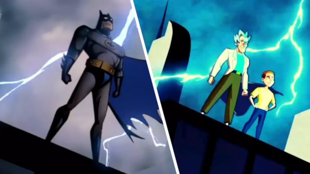 Rick y Morty recrea la clásica introducción de Batman: La serie animada