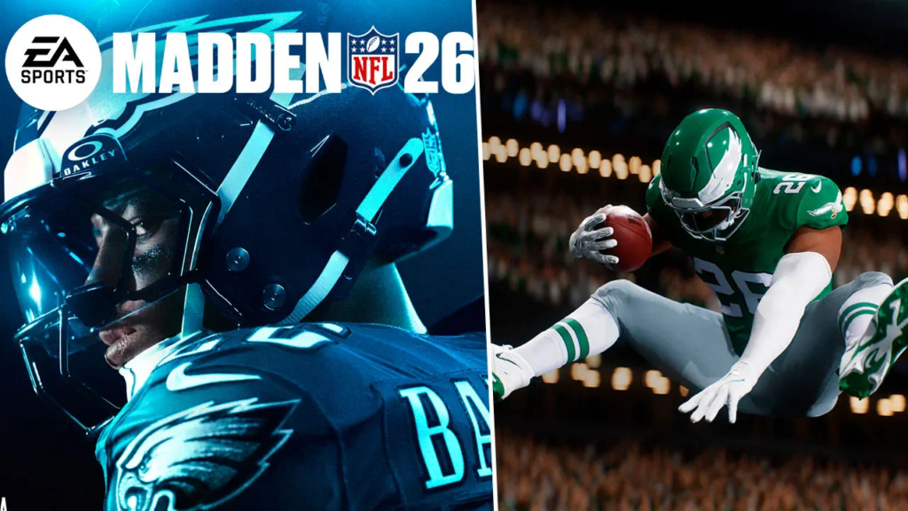 Saquon Barkley es la portada oficial de Madden NFL 26