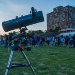 Show de drones en la Noche de las Estrellas de la UNAM en CU