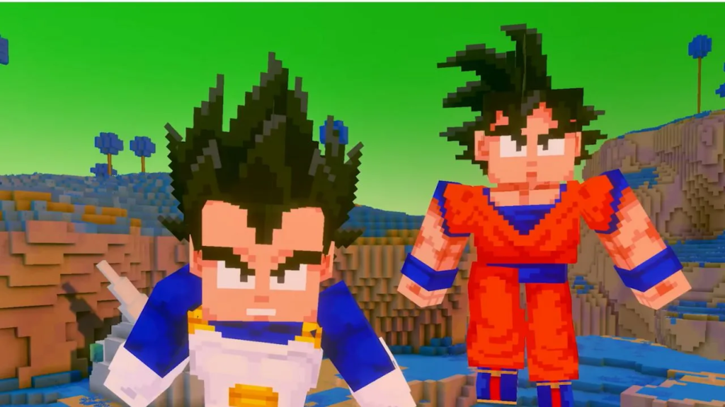 Minecraft recibe una colaboración sorpresa con Dragon Ball Z que trae a Goku, Vegeta y más