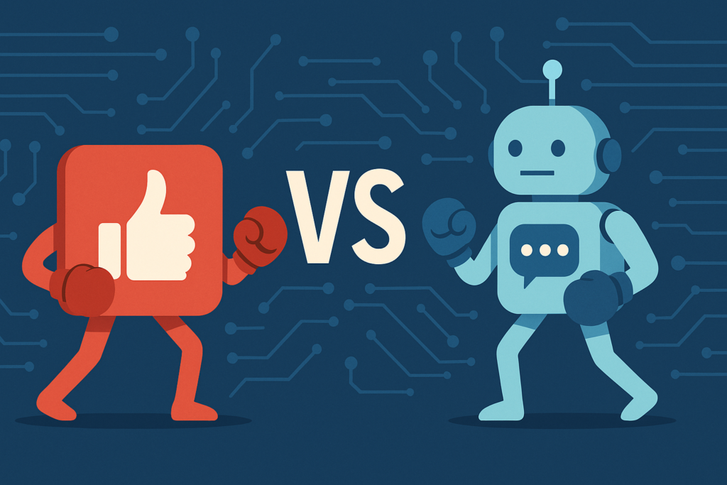 La nueva competencia digital: redes sociales frente a la era de los chatbots