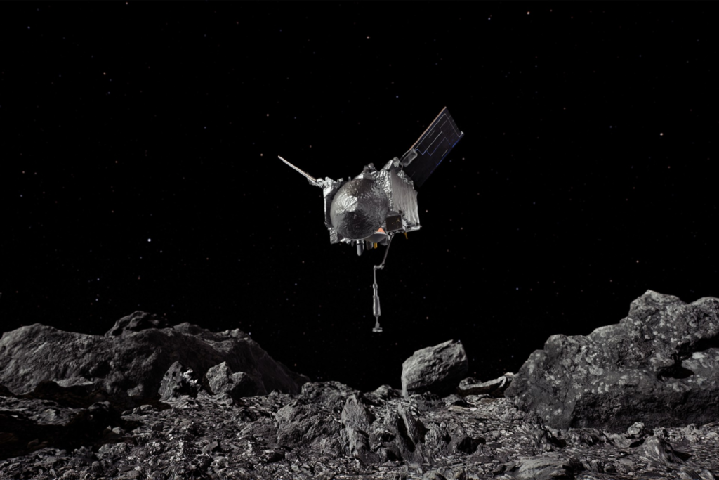 NASA encuentra moléculas esenciales para el origen de la vida en el asteroide Bennu