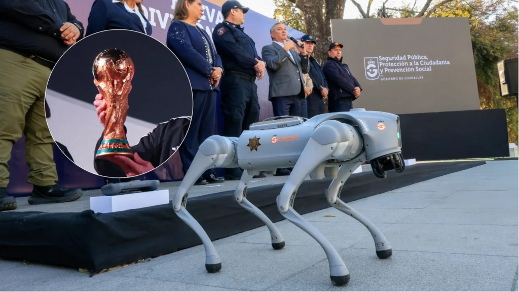 Implementarán perros robot en operativos de juegos del Mundial 2026 y Rayados